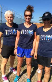 Robyn Ashley, Heather Dunne and Rachel Koopu - Solomon Islands