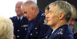 Assistant Commissioner Mike Rusbatch was among those whose 42-year service was recognised.